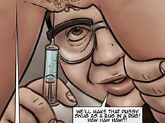 The narrative unfolds with gripping intensity, centering on the power dynamics between Lucy and her captors within a fictional, cartoon universe, Slasher fansadox 667 The High Ride